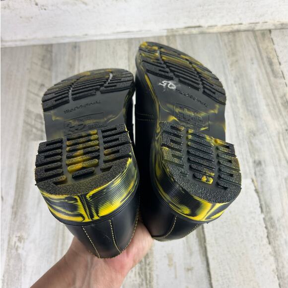 Dr. Martens 1461 Black Leather Platform Oxford Loafers Women’s 10 Lace Up New - Picture 7 of 7